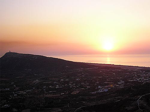 Zapadající slunce Ialyssos