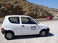 Zapůjčené auto od společnosti A-One