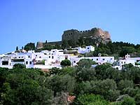 Lindos budova hradu