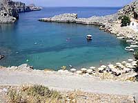 Lindos písečná laguna